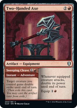Two-Handed Axe [Commander Legends: Battle for Baldur's Gate] 203