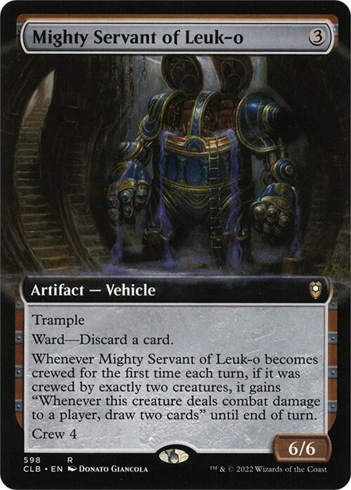 Mighty Servant of Leuk-o (Extended Art) [Commander Legends: Battle for Baldur's Gate] 598