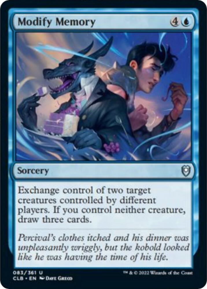 Modify Memory [Commander Legends: Battle for Baldur's Gate] 83