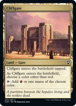 Cliffgate [Commander Legends: Battle for Baldur's Gate] 350