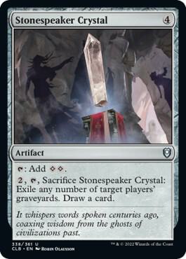 Stonespeaker Crystal [Commander Legends: Battle for Baldur's Gate] 338