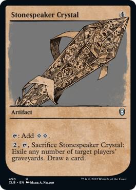 Stonespeaker Crystal (Showcase) [Commander Legends: Battle for Baldur's Gate] 450