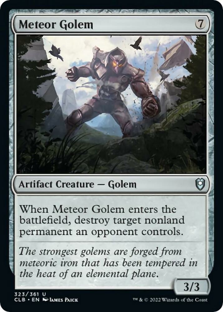 Meteor Golem [Commander Legends: Battle for Baldur's Gate] 323