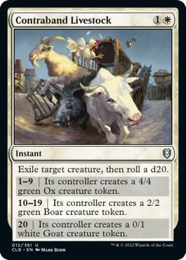 Contraband Livestock [Commander Legends: Battle for Baldur's Gate] 12