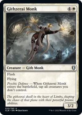 Githzerai Monk [Commander Legends: Battle for Baldur's Gate] 20
