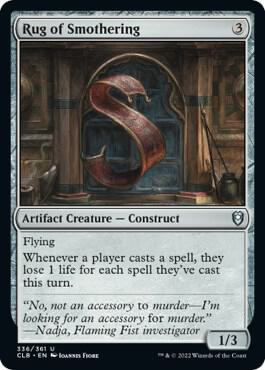 Rug of Smothering [Commander Legends: Battle for Baldur's Gate] 336