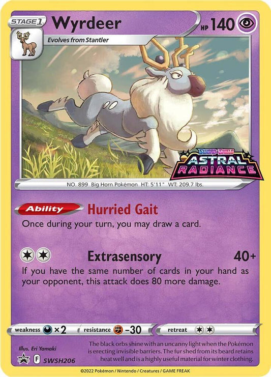 Wyrdeer - SWSH206 [SWSH: Sword & Shield Promo Cards] SWSH206