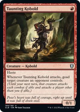 Taunting Kobold [Commander Legends: Battle for Baldur's Gate] 199