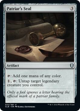 Patriar's Seal [Commander Legends: Battle for Baldur's Gate] 332