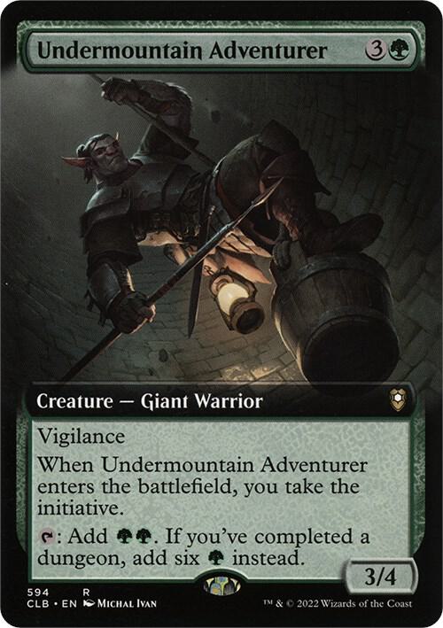 Undermountain Adventurer (Extended Art) [Commander Legends: Battle for Baldur's Gate] 594