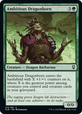 Ambitious Dragonborn [Commander Legends: Battle for Baldur's Gate] 213