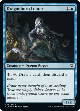 Dragonborn Looter [Commander Legends: Battle for Baldur's Gate] 65