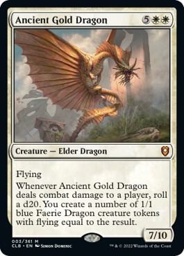 Ancient Gold Dragon [Commander Legends: Battle for Baldur's Gate] 3