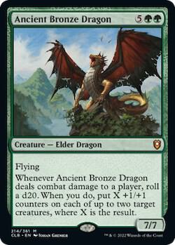 Ancient Bronze Dragon [Commander Legends: Battle for Baldur's Gate] 214