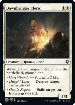 Dawnbringer Cleric [Commander Legends: Battle for Baldur's Gate] 15