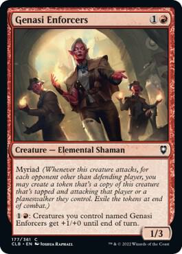 Genasi Enforcers [Commander Legends: Battle for Baldur's Gate] 177