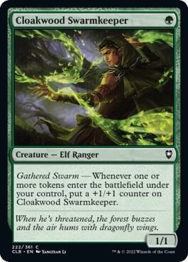 Cloakwood Swarmkeeper [Commander Legends: Battle for Baldur's Gate] 222
