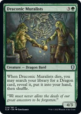 Draconic Muralists [Commander Legends: Battle for Baldur's Gate] 224