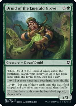 Druid of the Emerald Grove [Commander Legends: Battle for Baldur's Gate] 226