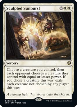 Sculpted Sunburst [Commander Legends: Battle for Baldur's Gate] 42