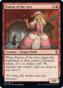 Patron of the Arts [Commander Legends: Battle for Baldur's Gate] 191
