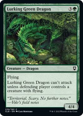 Lurking Green Dragon [Commander Legends: Battle for Baldur's Gate] 239