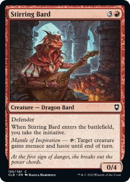Stirring Bard [Commander Legends: Battle for Baldur's Gate] 195