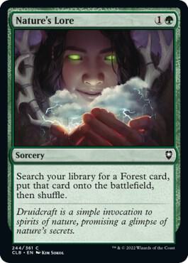 Nature's Lore [Commander Legends: Battle for Baldur's Gate] 244