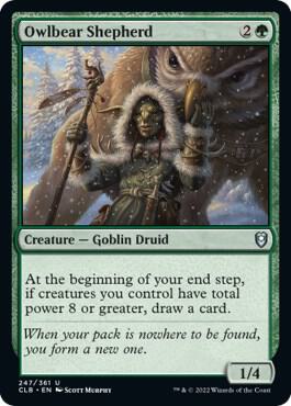 Owlbear Shepherd [Commander Legends: Battle for Baldur's Gate] 247