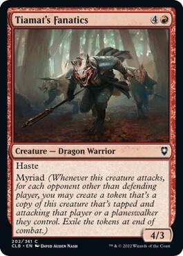 Tiamat's Fanatics [Commander Legends: Battle for Baldur's Gate] 202