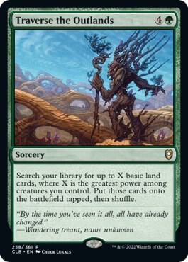 Traverse the Outlands [Commander Legends: Battle for Baldur's Gate] 258