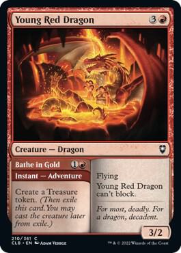Young Red Dragon [Commander Legends: Battle for Baldur's Gate] 210