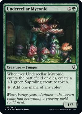 Undercellar Myconid [Commander Legends: Battle for Baldur's Gate] 259