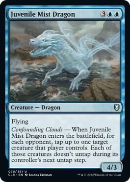 Juvenile Mist Dragon [Commander Legends: Battle for Baldur's Gate] 79