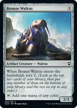 Bronze Walrus [Commander Legends: Battle for Baldur's Gate] 302