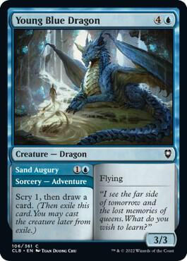 Young Blue Dragon [Commander Legends: Battle for Baldur's Gate] 106