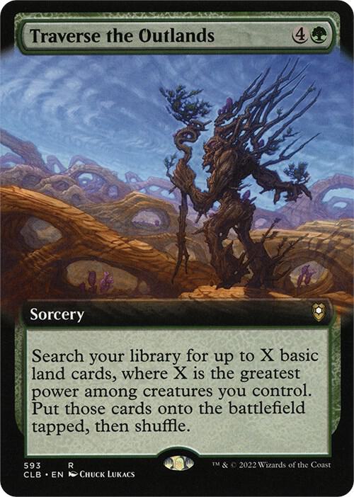Traverse the Outlands (Extended Art) [Commander Legends: Battle for Baldur's Gate] 593