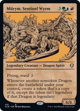 Miirym, Sentinel Wyrm (Showcase) [Commander Legends: Battle for Baldur's Gate] 431