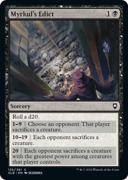 Myrkul's Edict [Commander Legends: Battle for Baldur's Gate] 135