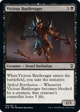 Vicious Battlerager [Commander Legends: Battle for Baldur's Gate] 155