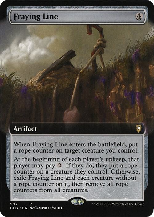 Fraying Line (Extended Art) [Commander Legends: Battle for Baldur's Gate] 597