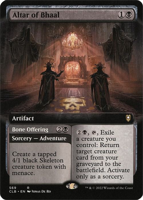 Altar of Bhaal (Extended Art) [Commander Legends: Battle for Baldur's Gate] 569