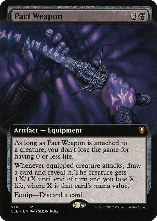 Pact Weapon (Extended Art) [Commander Legends: Battle for Baldur's Gate] 576