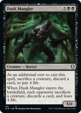 Dusk Mangler [Commander Legends: Battle for Baldur's Gate] 751