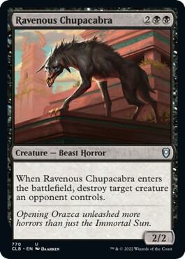 Ravenous Chupacabra [Commander Legends: Battle for Baldur's Gate] 770