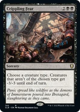 Crippling Fear [Commander Legends: Battle for Baldur's Gate] 745