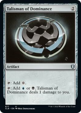 Talisman of Dominance [Commander Legends: Battle for Baldur's Gate] 877
