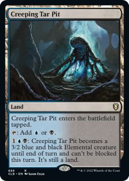 Creeping Tar Pit [Commander Legends: Battle for Baldur's Gate] 888