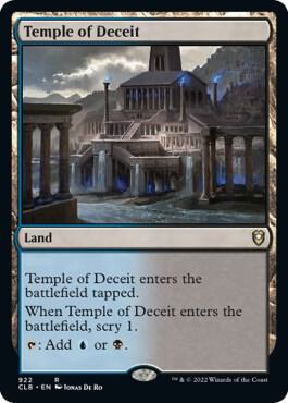 Temple of Deceit [Commander Legends: Battle for Baldur's Gate] 922