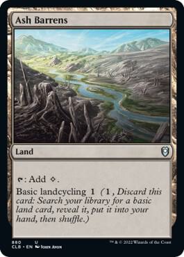 Ash Barrens [Commander Legends: Battle for Baldur's Gate] 880
